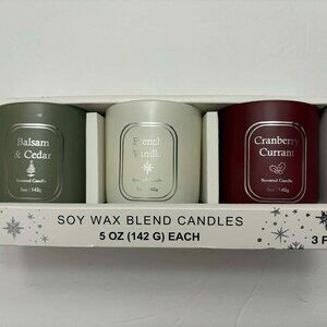 Festive Voice Assorted Soy Wax Blend Candles- New